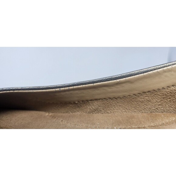 Aerosoles Beckon Metallic Blue & Gold Bow Leather Flats Women US 9.5M Cap Toe - Picture 15 of 16